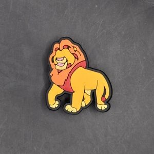 (5/$15) Mufasa The Lion King Croc Charm
